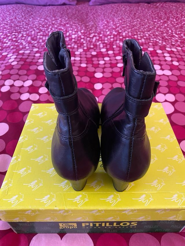 Botines Pitillos Negros Talla 39