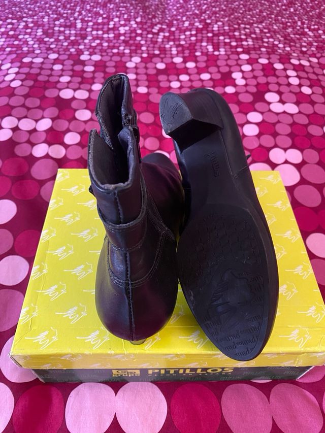 Botines Pitillos Negros Talla 39