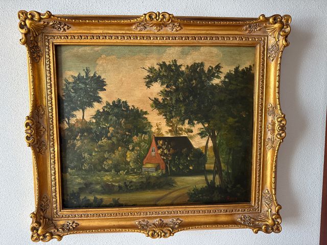 Cuadro Bodegón Frutas Antiguo