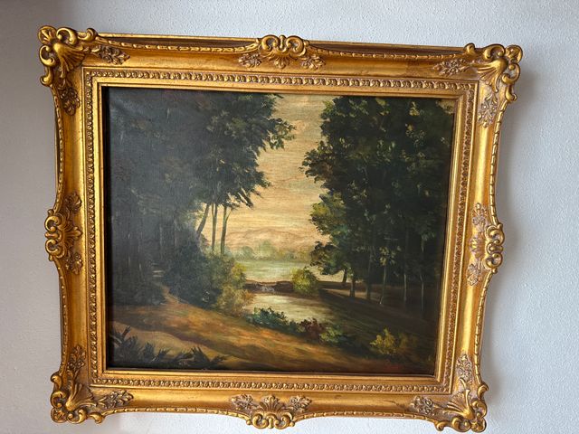 Cuadro Bodegón Frutas Antiguo