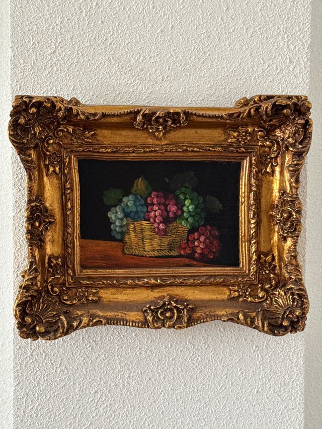 Cuadro Bodegón Frutas Antiguo