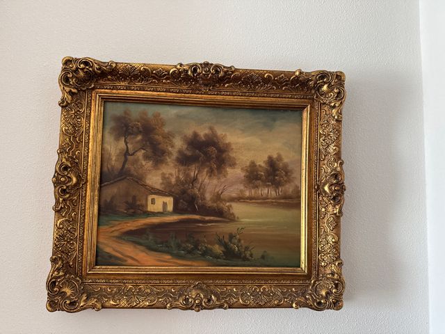 Cuadro Bodegón Frutas Antiguo