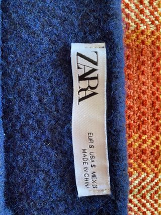 Chaqueta Zara azul botones talla S