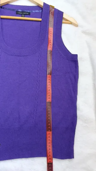 Chaleco Laura Ashley Morado