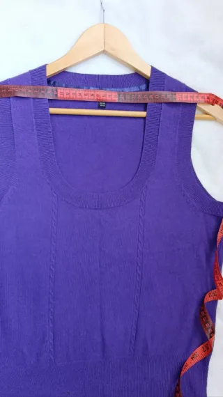 Chaleco Laura Ashley Morado