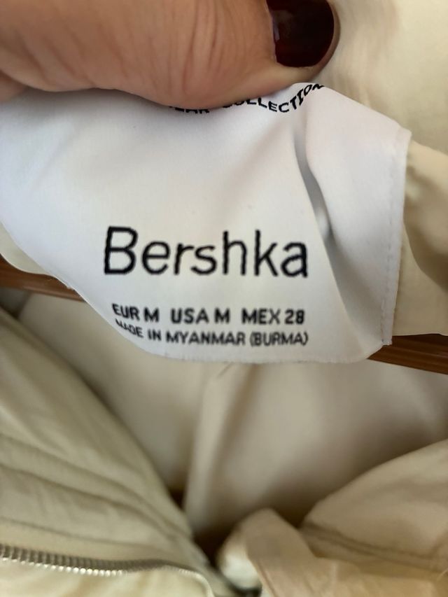 Chaleco acolchado beige