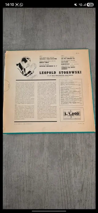 Leopold Stokowski dirige Toccata e fuga