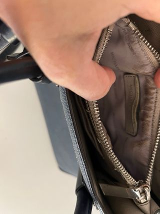 Borsetta Michael Kors carta da zucchero/ blu scuro