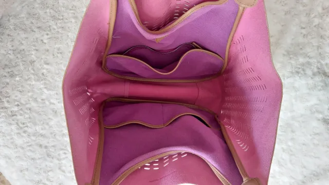 Bolso Adolfo Domínguez Marrón y Morado