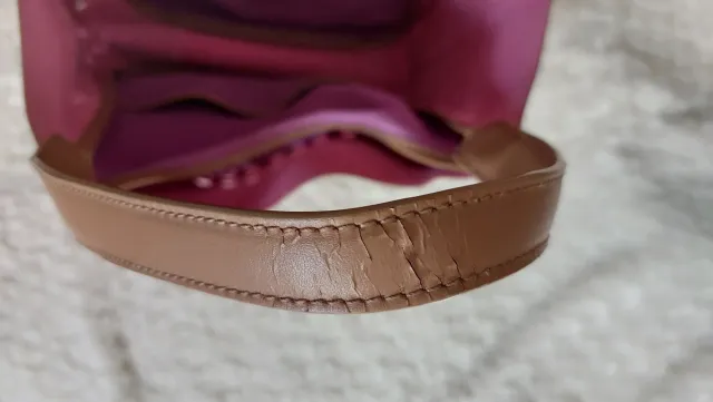 Bolso Adolfo Domínguez Marrón y Morado