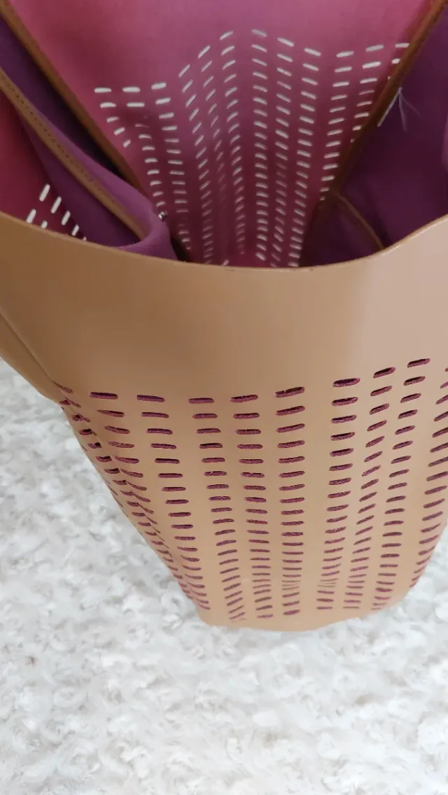 Bolso Adolfo Domínguez Marrón y Morado