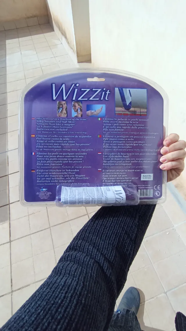 Depiladora Wizzit + Set Manicura + Neceser