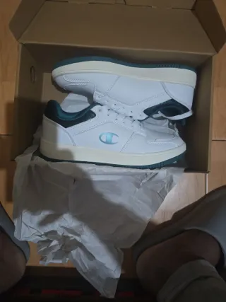 Zapatillas Champion Blancas y Verdes Nuevas