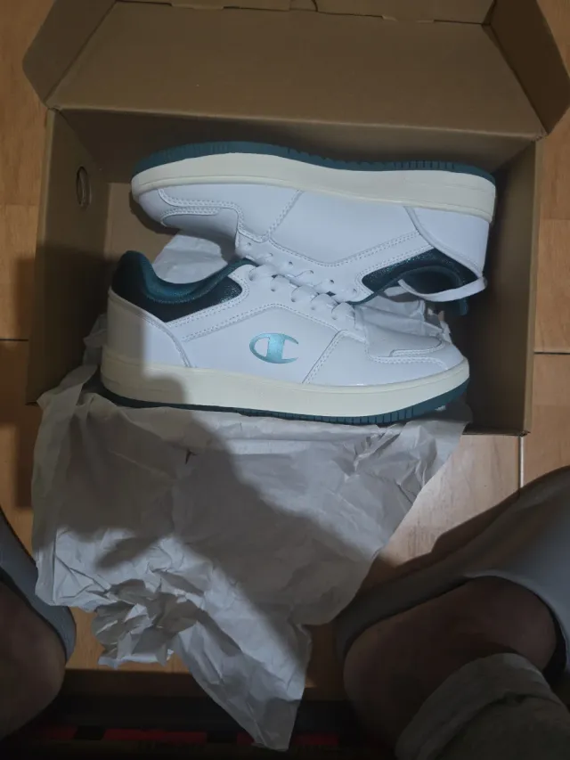 Zapatillas Champion Blancas y Verdes Nuevas