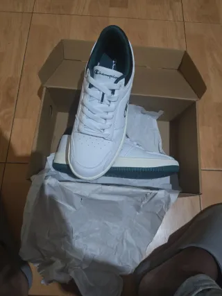 Zapatillas Champion Blancas y Verdes Nuevas
