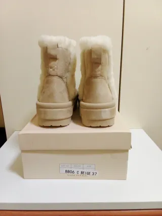 Stivaletti beige donna n.37