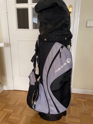 Bolsas y 7 palos de golf INESIS mujer