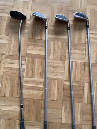 Bolsas y 7 palos de golf INESIS mujer