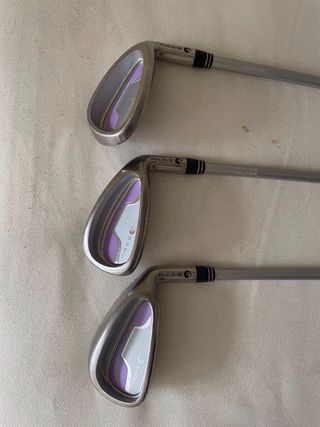 Bolsas y 7 palos de golf INESIS mujer