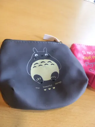 2 Monederos Totoro y Cactus
