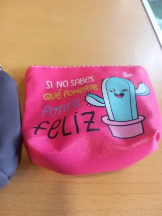 2 Monederos Totoro y Cactus