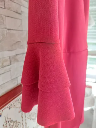 Mono Zara rojo falda pantalón