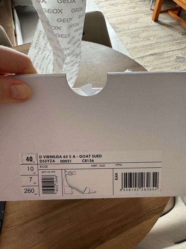 Sandalias Geox D Virnilisa 65 S A Talla 40