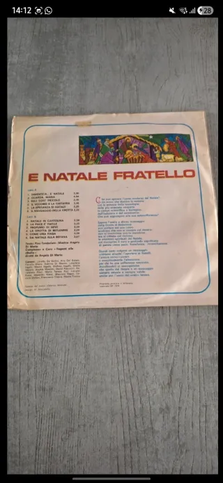 Vinile È Natale Fratello