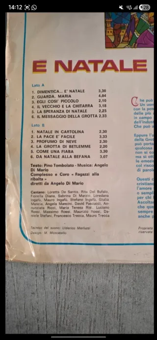 Vinile È Natale Fratello