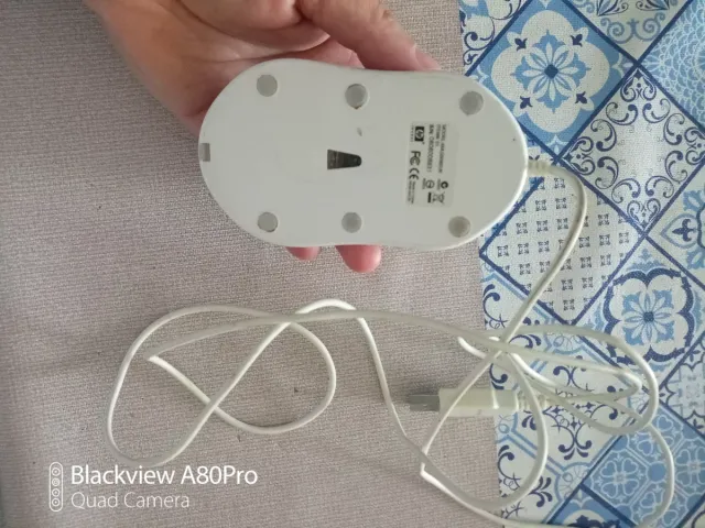 Ratón HP USB Blanco