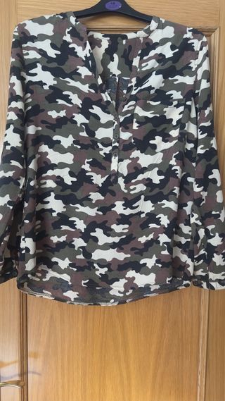 Camisa Camuflaje Talla M