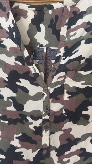 Camisa Camuflaje Talla M