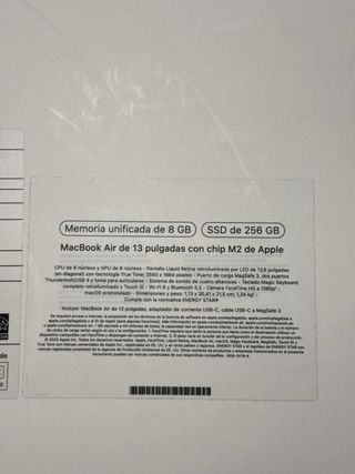 Scatola per MacBook Air 13 M2 Grigio/Argento