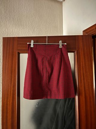 Falda cuadros Stradivarius Talla 34