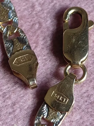 Pulsera de oro para hombre