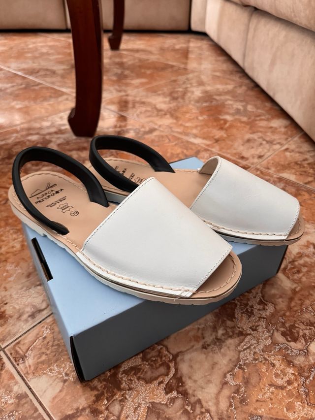 Avarca Menorquina Blancas