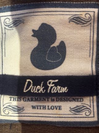 Felpa Duck Farm verde militare Tg. S