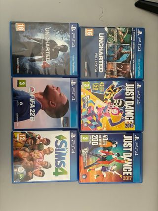 PS4 1tb 2 mandos originales + 6 juegos + cámara