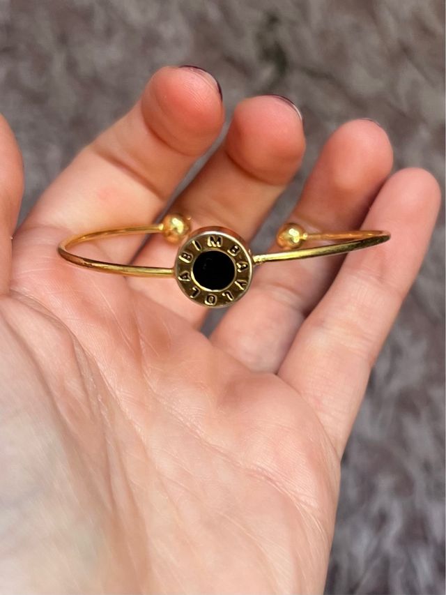 Bracciale Bimba y Lola dorato con cerchio nero