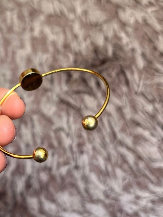 Bracciale Bimba y Lola dorato con cerchio nero