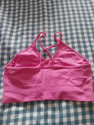 Top deportivo Prozis rosa talla M