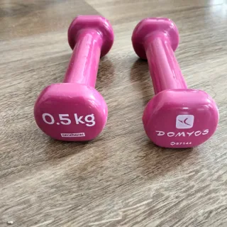 Mancuernas 0.5 kg Decathlon (2 unidades)