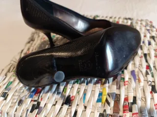 Zapatos Massimo Dutti.Piel. Negros