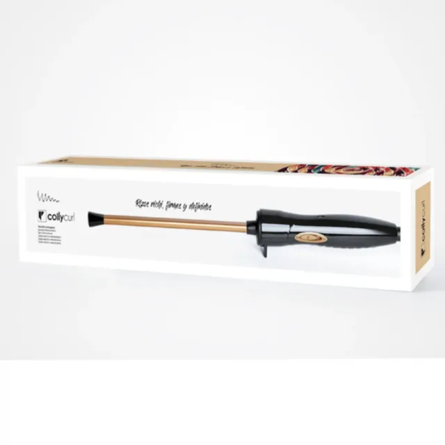 Tenacillas Rizos Coilycurl Negro/Dorado