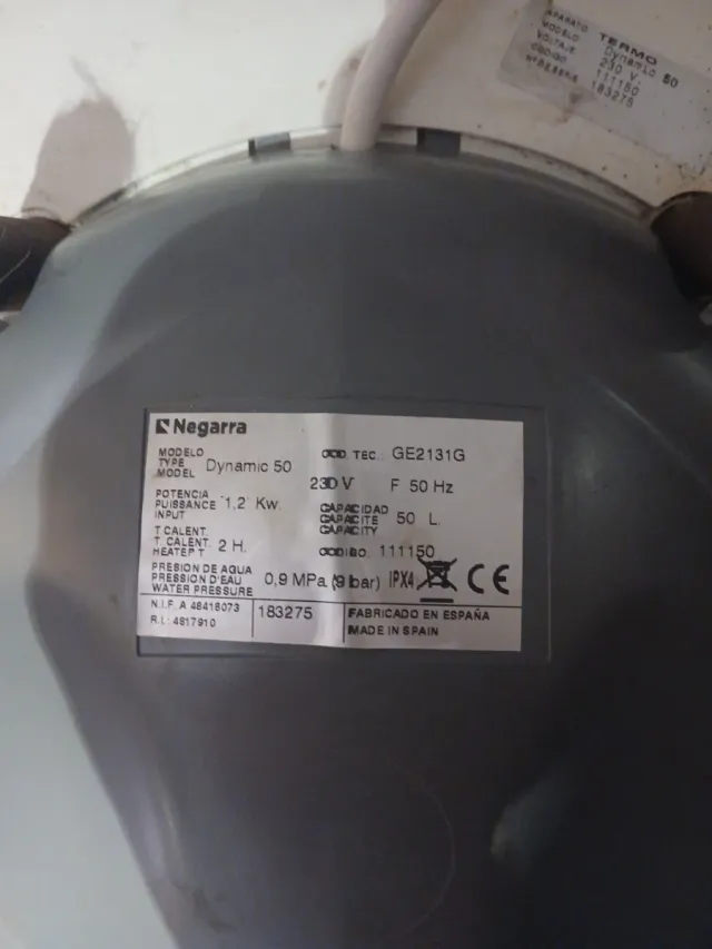 Termo eléctrico Negarra