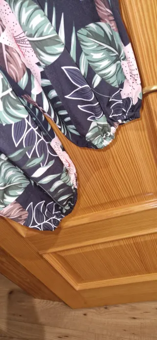 Pantalón estampado floral verano