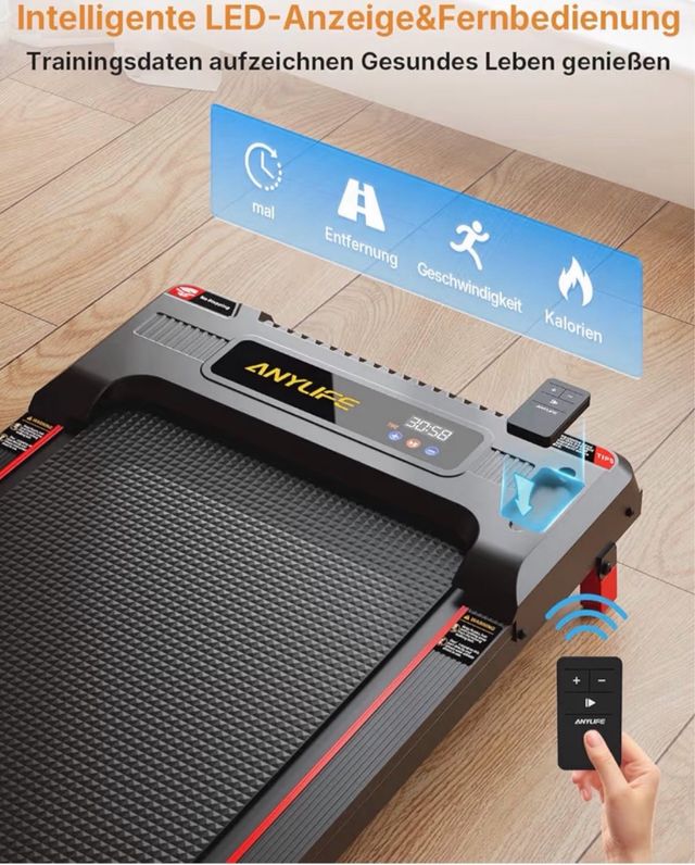 Esteira de corrida/caminhada com inclinação