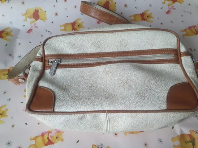 Bolso bandolera Furla blanco y marrón