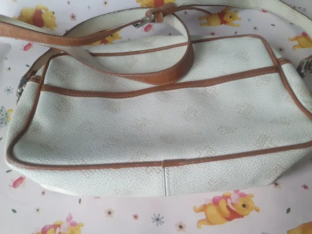 Bolso bandolera Furla blanco y marrón