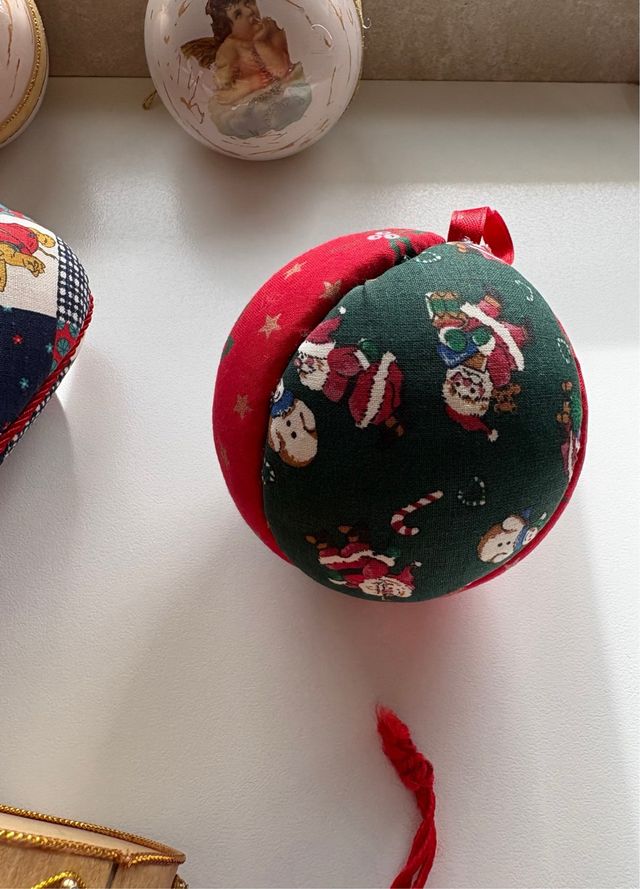 Lotto 16 decorazioni natalizie artigianali